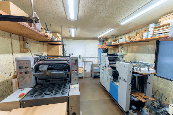 遠藤印刷の印刷機