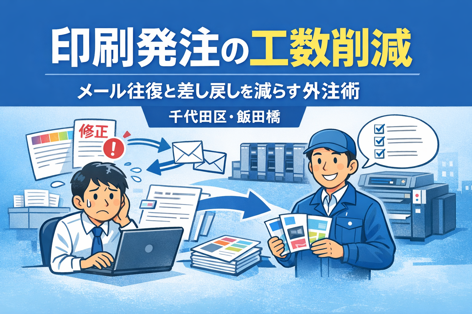 印刷発注の工数削減