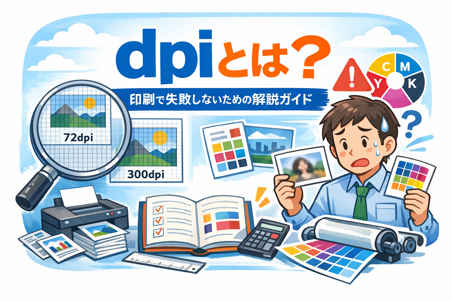 dpiをイメージするイラスト画像