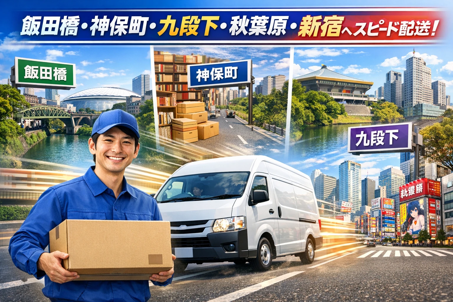 1. 印刷物を出張先のホテルで受け取る方法 千代田区・新宿区・台東区・中央区・港区 のイメージイラスト