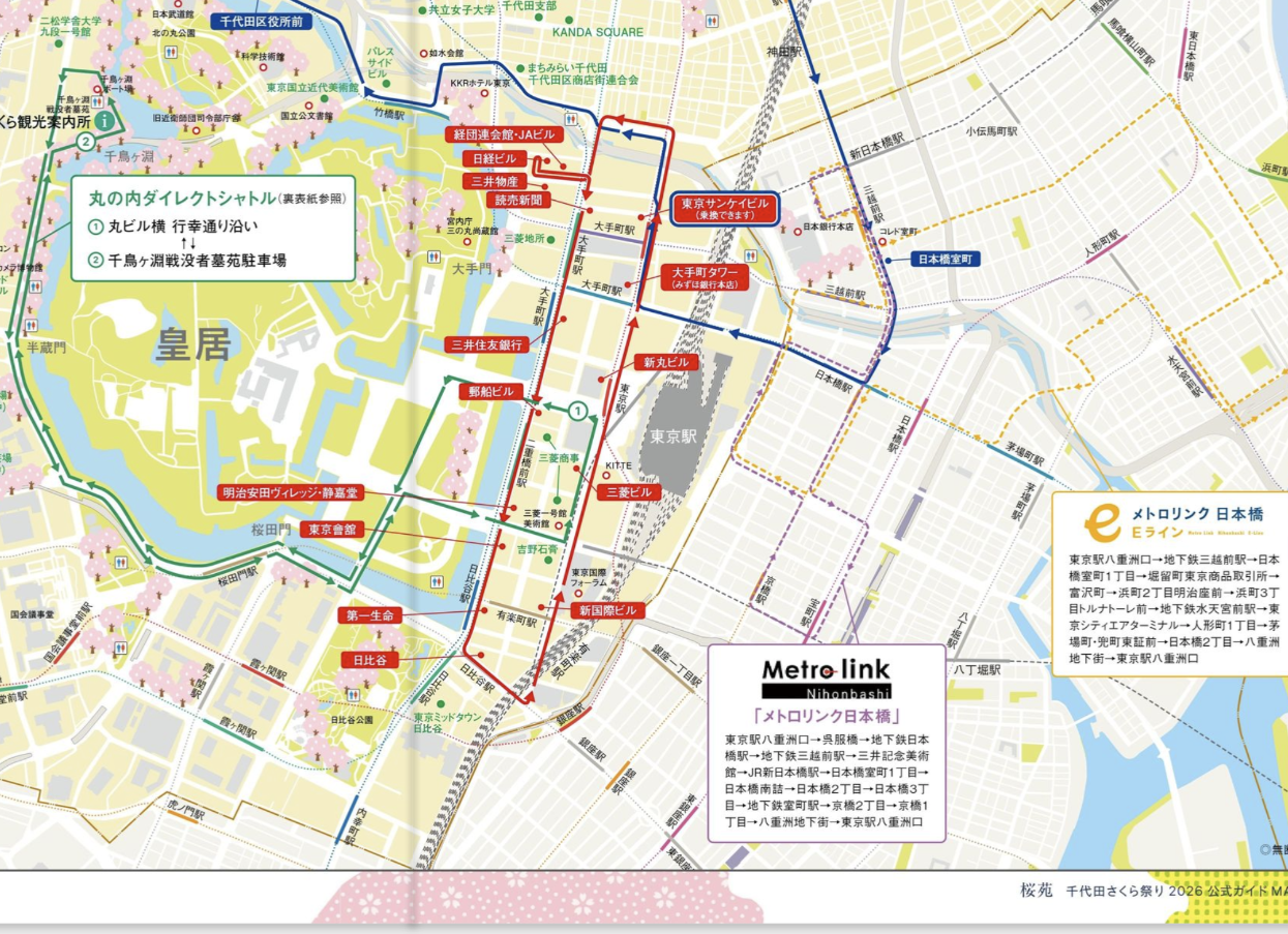 シャトルバス運行経路